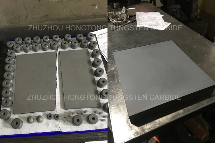 Large Tungsten Carbide Plate 300X300X100mm