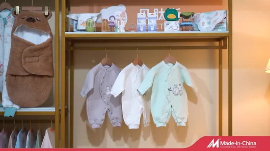 Factory Wholesale Baby Products OEM Infant Wear High Quality Cotton Oversize Kids Clothes Solid Color Children Romper Baby Clothes CPC Kids Wear 