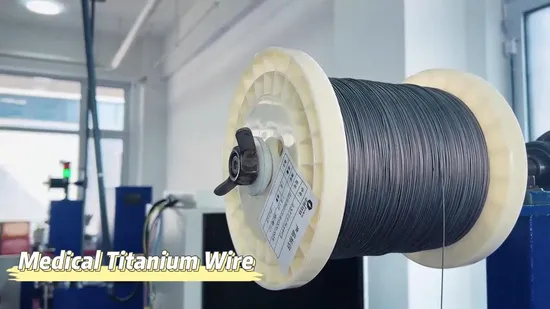 Pure Titanium Wire Gr1 Gr2 for Medical Ligature Clips 